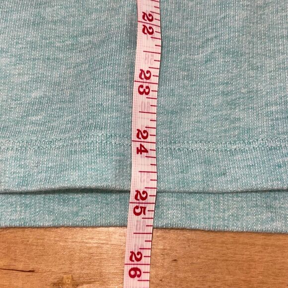 L.L. Bean Womens 1/4 Button Pullover Rugby Sweatshirt Mint Green Medium - Picture 9 of 9